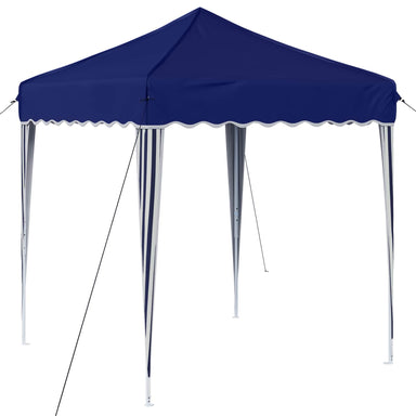 Pop-up partytent 195 x 195 x 245 cm Blauw Oxford Stof