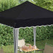 Pop-up partytent 195 x 195 x 245 cm Antracietkleurig