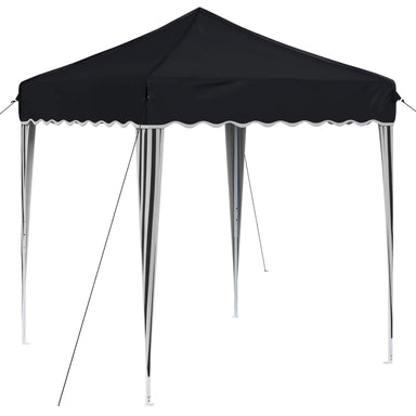 Pop-up partytent 195 x 195 x 245 cm Antracietkleurig