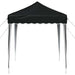 Pop-up partytent 195 x 195 x 245 cm Antracietkleurig