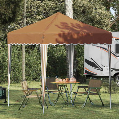 Pop-up partytent 195 x 195 x 245 cm Beige Oxford Stof
