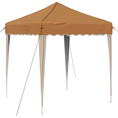 Pop-up partytent 195 x 195 x 245 cm Beige Oxford Stof