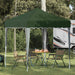 Pop-up partytent 195 x 195 x 245 cm Groen Oxford Stof