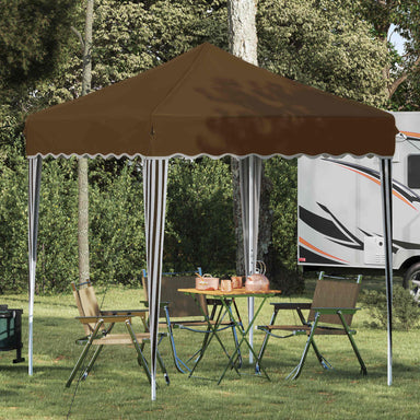 Pop-up partytent 195 x 195 x 245 cm Taupe Oxford Stof