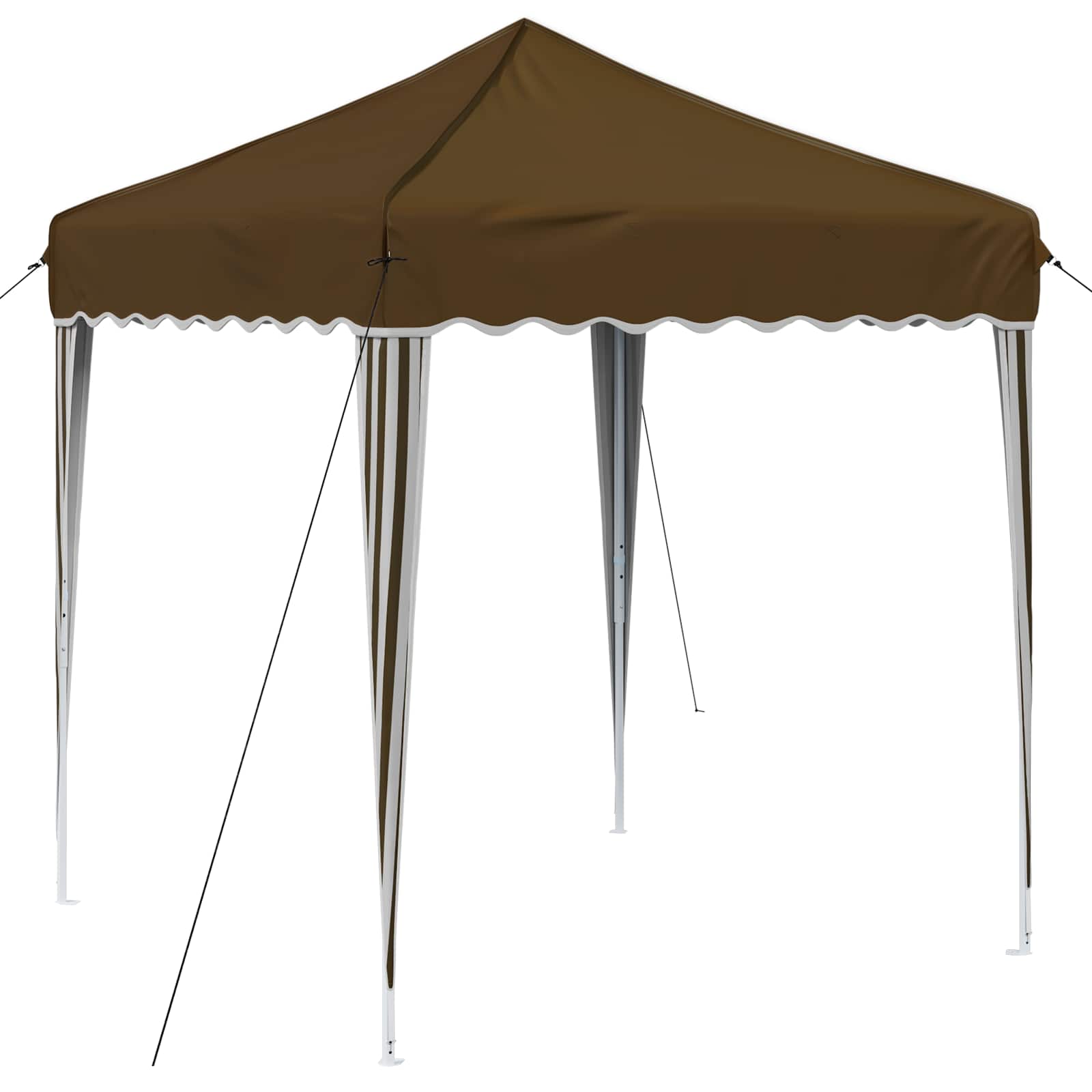 Pop-up partytent 195 x 195 x 245 cm Taupe Oxford Stof