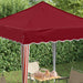Pop-up partytent 195 x 195 x 245 cm Bordeauxrood Oxford Stof