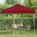 Pop-up partytent 195 x 195 x 245 cm Bordeauxrood Oxford Stof