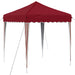Pop-up partytent 195 x 195 x 245 cm Bordeauxrood Oxford Stof