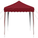 Pop-up partytent 195 x 195 x 245 cm Bordeauxrood Oxford Stof