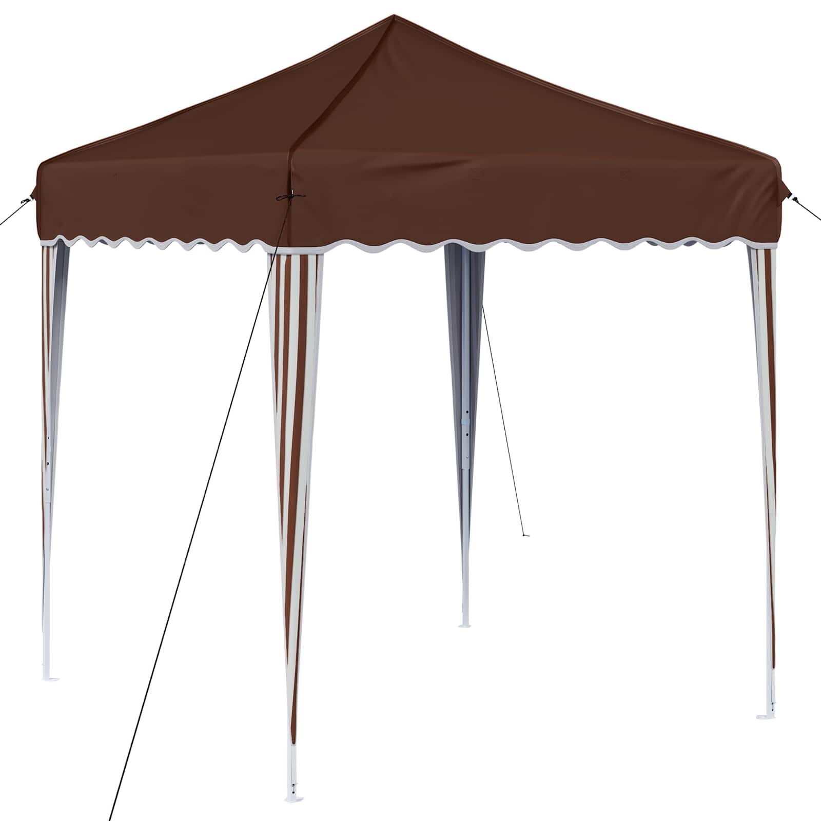 Pop-up partytent 195 x 195 x 245 cm Bruin Oxford Stof