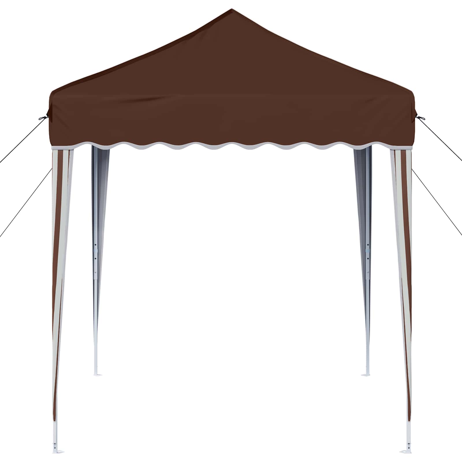 Pop-up partytent 195 x 195 x 245 cm Bruin Oxford Stof