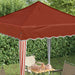 Pop-up partytent 195 x 195 x 245 cm Terracotta Oxford Stof