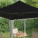 Pop-up partytent 195 x 195 x 245 cm Zwart Oxford Stof