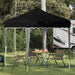 Pop-up partytent 195 x 195 x 245 cm Zwart Oxford Stof