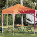 Pop-up partytent 195 x 195 x 245 cm Oranje Oxford Stof
