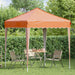 Pop-up partytent 195 x 195 x 245 cm Oranje Oxford Stof