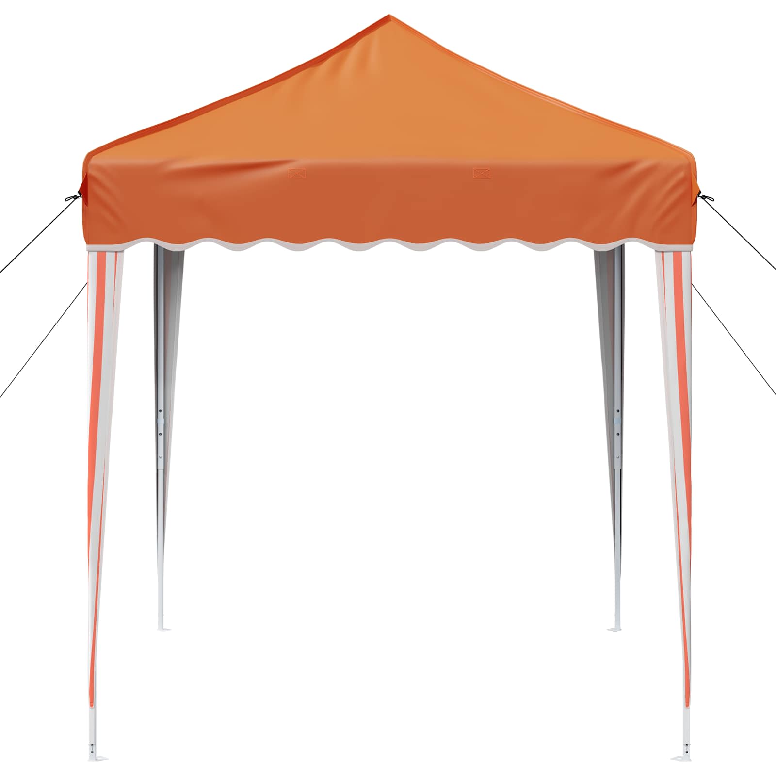 Pop-up partytent 195 x 195 x 245 cm Oranje Oxford Stof