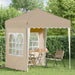 Pop-up partytent 195 x 195 x 245 cm Crèmekleurig Oxford Stof