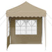 Pop-up partytent 195 x 195 x 245 cm Crèmekleurig Oxford Stof