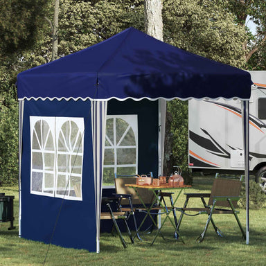 Pop-up partytent 195 x 195 x 245 cm Blauw Oxford Stof
