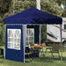 Pop-up partytent 195 x 195 x 245 cm Blauw Oxford Stof