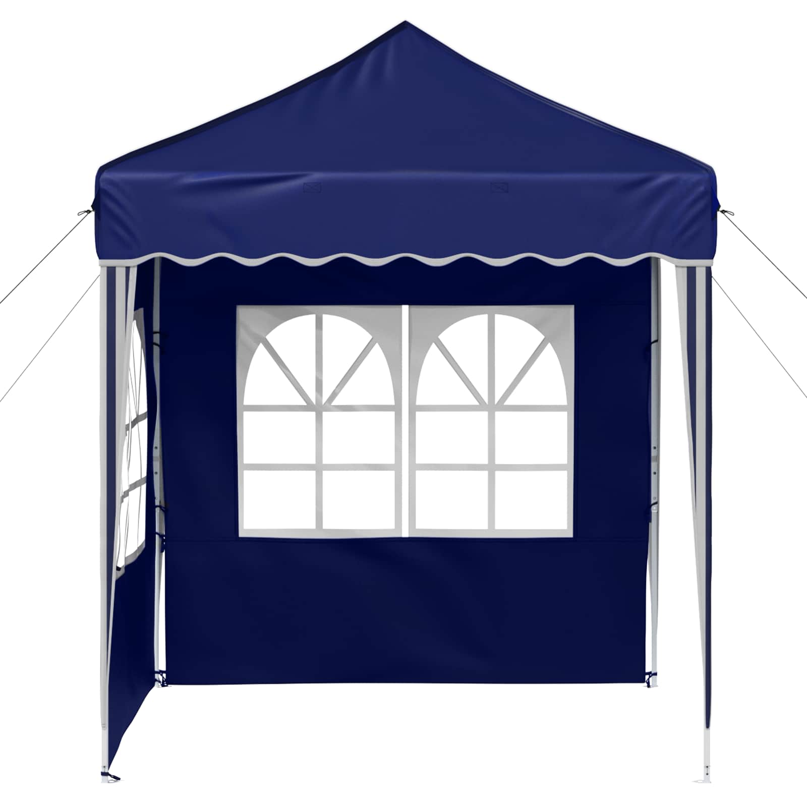 Pop-up partytent 195 x 195 x 245 cm Blauw Oxford Stof