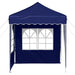 Pop-up partytent 195 x 195 x 245 cm Blauw Oxford Stof