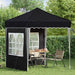 Pop-up partytent 195 x 195 x 245 cm Antracietkleurig