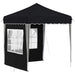 Pop-up partytent 195 x 195 x 245 cm Antracietkleurig