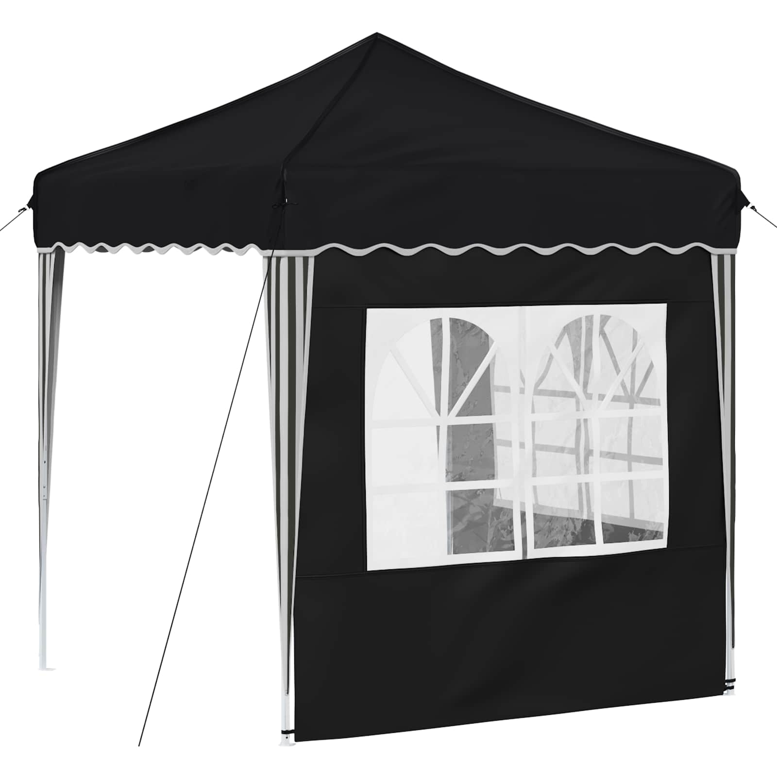 Pop-up partytent 195 x 195 x 245 cm Antracietkleurig