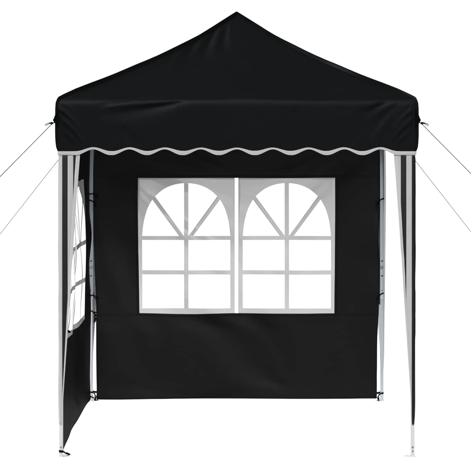 Pop-up partytent 195 x 195 x 245 cm Antracietkleurig