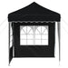 Pop-up partytent 195 x 195 x 245 cm Antracietkleurig