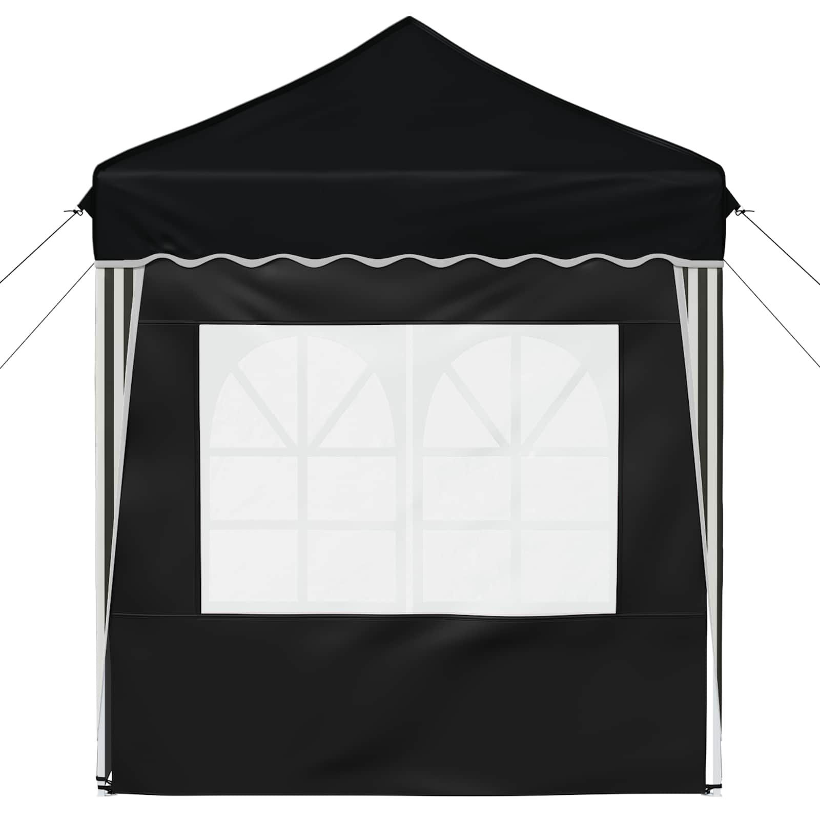 Pop-up partytent 195 x 195 x 245 cm Antracietkleurig