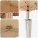 Pop-up partytent 195 x 195 x 245 cm Beige Oxford Stof