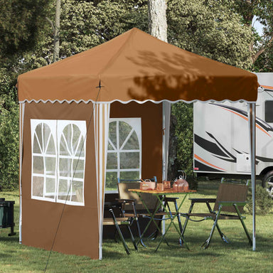Pop-up partytent 195 x 195 x 245 cm Beige Oxford Stof