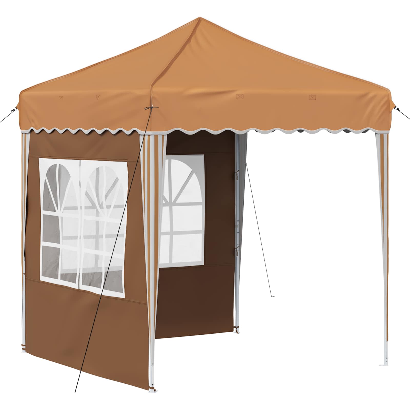 Pop-up partytent 195 x 195 x 245 cm Beige Oxford Stof