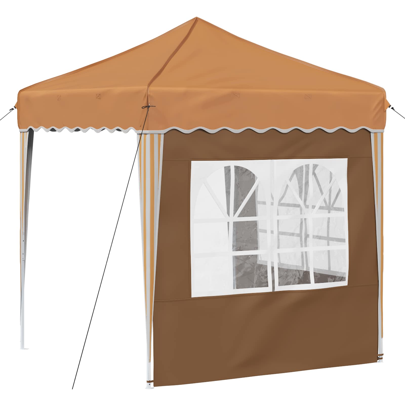 Pop-up partytent 195 x 195 x 245 cm Beige Oxford Stof