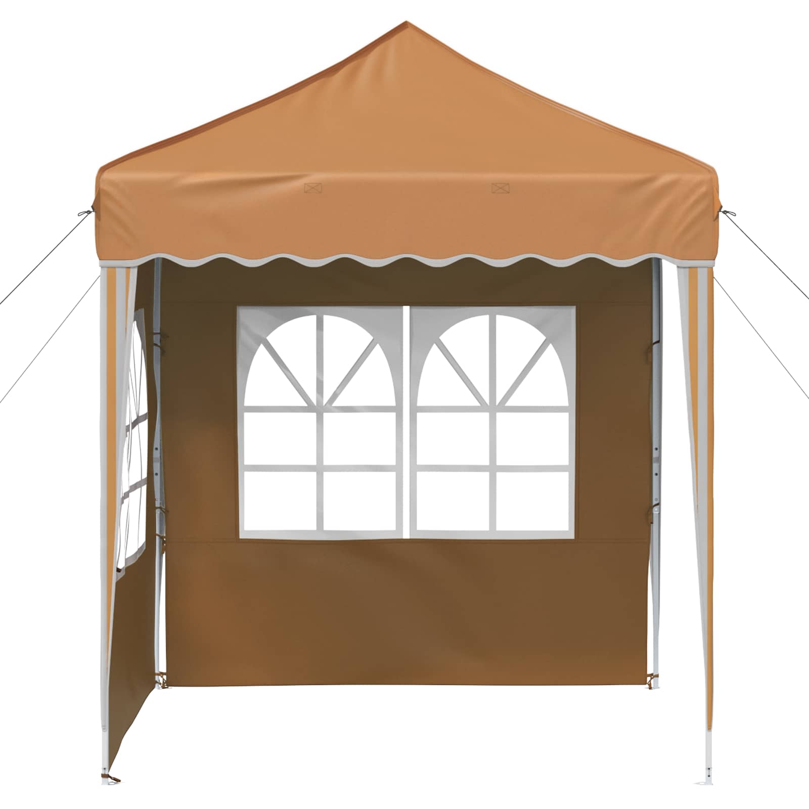 Pop-up partytent 195 x 195 x 245 cm Beige Oxford Stof