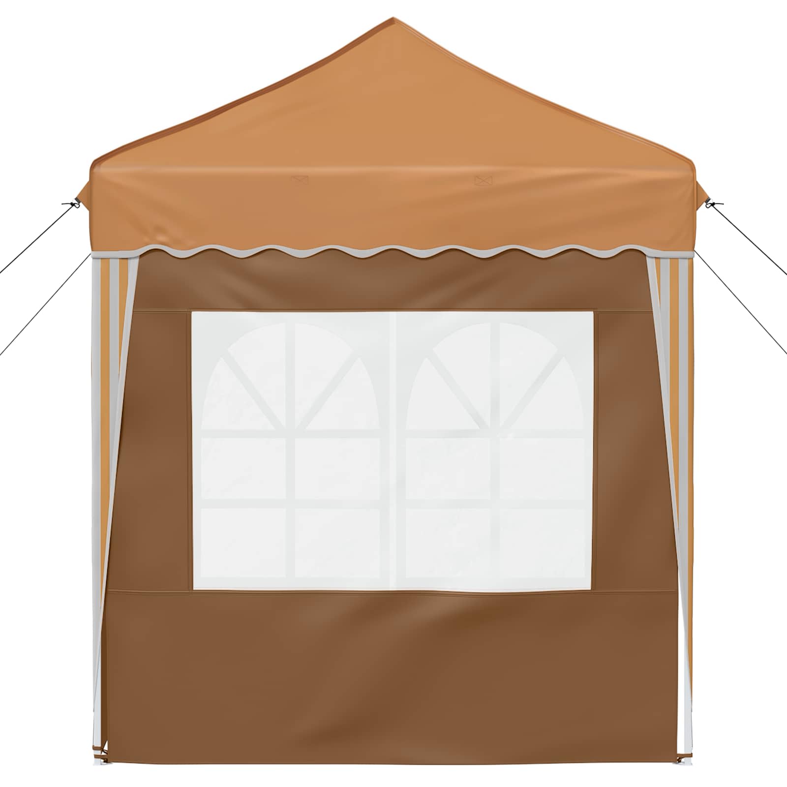 Pop-up partytent 195 x 195 x 245 cm Beige Oxford Stof