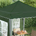 Pop-up partytent 195 x 195 x 245 cm Groen Oxford Stof