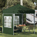 Pop-up partytent 195 x 195 x 245 cm Groen Oxford Stof