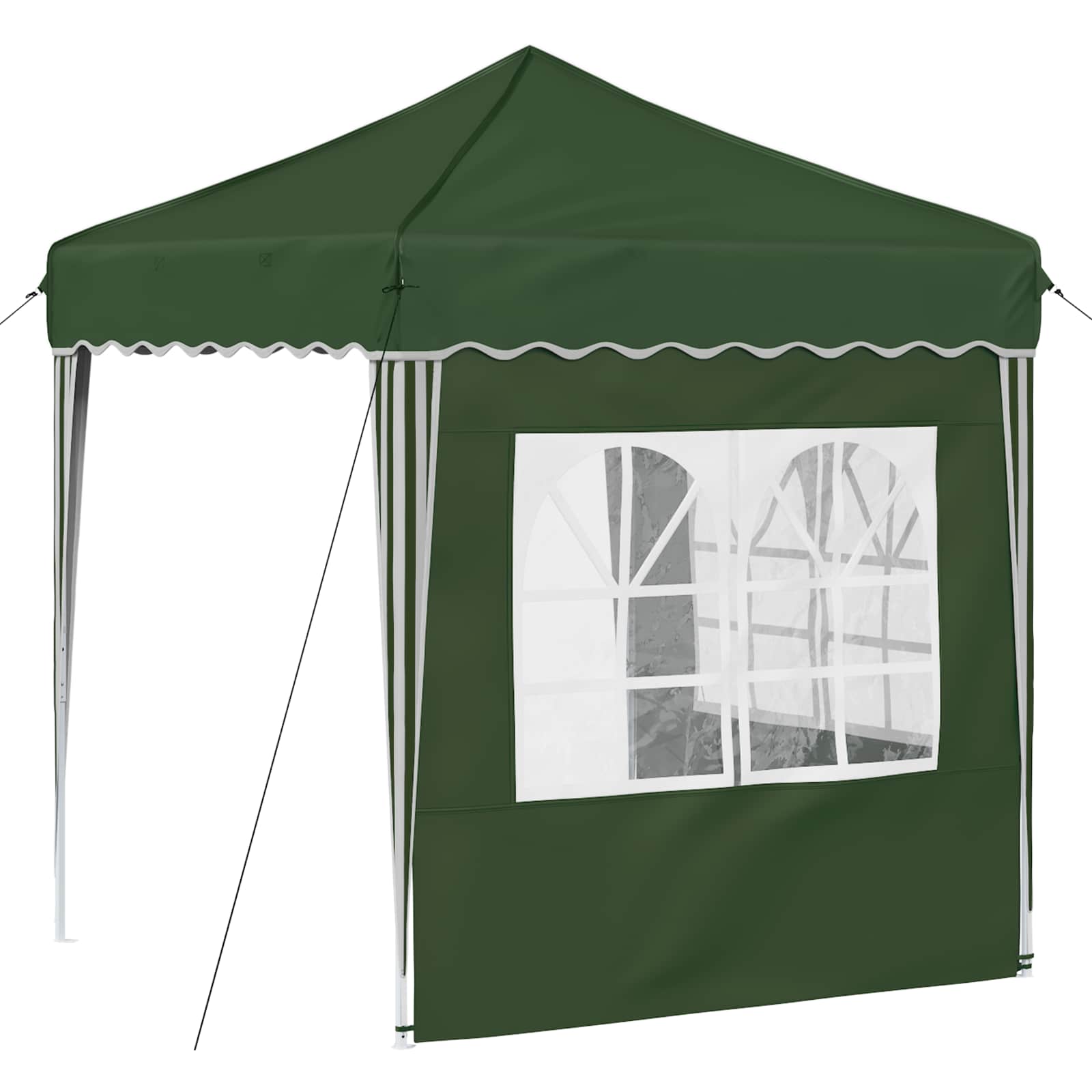 Pop-up partytent 195 x 195 x 245 cm Groen Oxford Stof