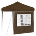Pop-up partytent 195 x 195 x 245 cm Taupe Oxford Stof
