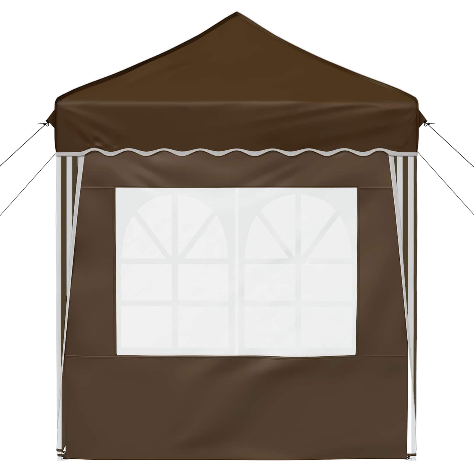 Pop-up partytent 195 x 195 x 245 cm Taupe Oxford Stof