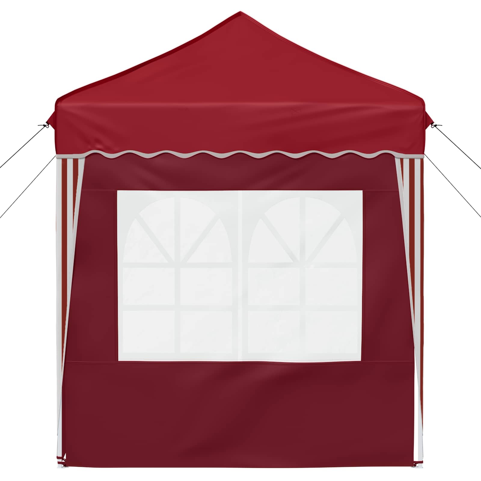 Pop-up partytent 195 x 195 x 245 cm Bordeauxrood Oxford Stof