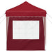 Pop-up partytent 195 x 195 x 245 cm Bordeauxrood Oxford Stof