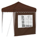 Pop-up partytent 195 x 195 x 245 cm Bruin Oxford Stof