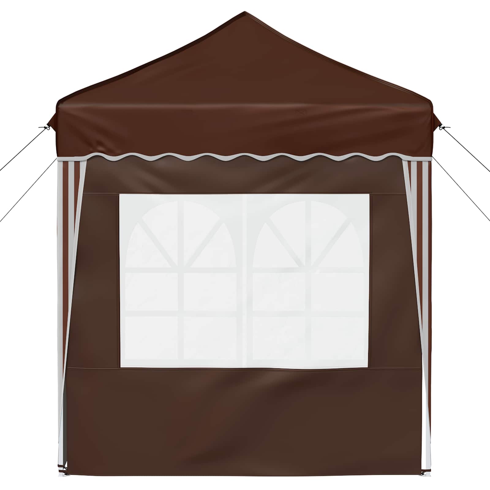 Pop-up partytent 195 x 195 x 245 cm Bruin Oxford Stof