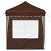 Pop-up partytent 195 x 195 x 245 cm Bruin Oxford Stof