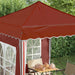 Pop-up partytent 195 x 195 x 245 cm Terracotta Oxford Stof